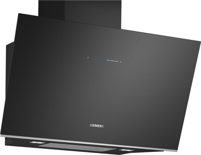Bosch Dunstabzugshaube LC91KLT60 iQ700 in Schwarz und Transparent mit Smart Home Integration, App-Steuerung und WiFi für Wandmontage - Bild 1