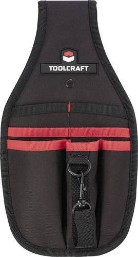 TOOLCRAFT Werkzeug-Gürteltasche mit Gürtel in Schwarz-Rot, L x B x H: 29,0 x 16,0 x 3,0 cm - Bild 1