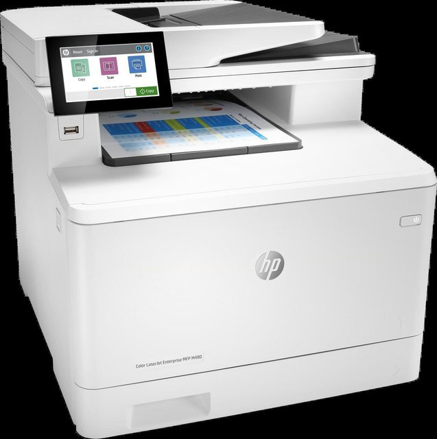 HP Color LaserJet Enterprise MFP M480f Farblaser Multifunktionsdrucker mit Drucken, Scannen und Kopieren - Bild 1