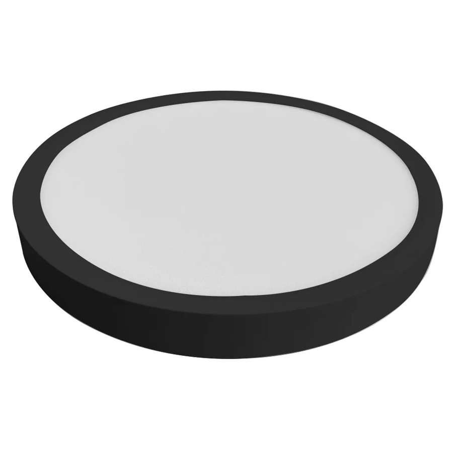 NETTLIFE LED Deckenleuchte aus Kunststoff in Schwarz, modern und quadratisch, Durchmesser: 18 cm - Bild 2