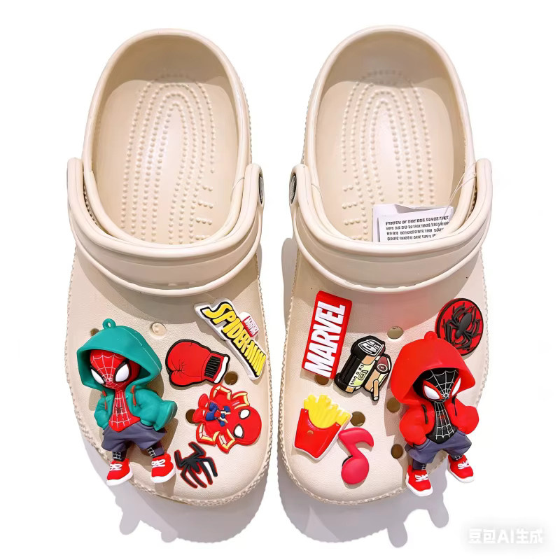 Mesuca Marvel Spiderman Schuh-Charms, 3D Superhelden, PVC - Bild 4