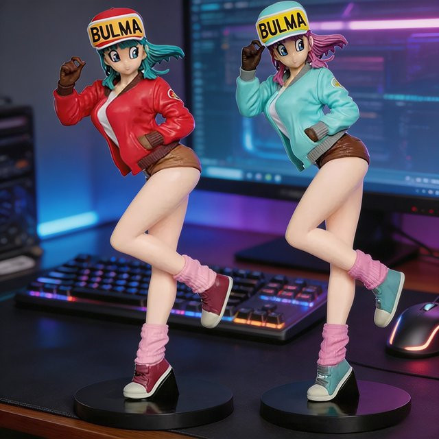 Bandai Dragon Ball Bulma, Anime-Figur, 25cm, Kunststoff - Bild 1