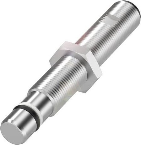Balluff Induktiver Sensor BES 516-300-S321-S4-D BHS004N, PNP Schließer, Edelstahl, Farbe: Silber, Durchmesser: 12 mm, Länge: 78 mm - Bild 1