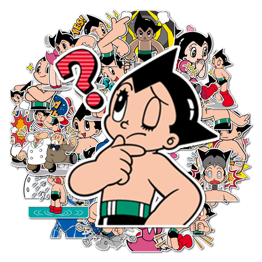 40 Stück Astro Boy Aufkleber in Multicolour für deine DIY-Dekoration von Kinderbriefpapier, Büchern und Haushaltsgeräten - Bild 2