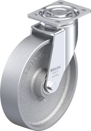Blickle Lenkrolle LH-G 250K in Silber, Rad-Durchmesser: 250 mm, Tragfähigkeit: 900 kg - Bild 1