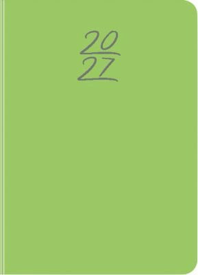 Korsch Wochenplaner Colour 2027, 12-Monats-Kalender mit 128 Seiten, 2 Seiten pro Woche, Softcover, grün, B 115 mm x H 155 mm - Bild 1