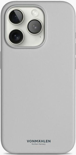 Vonmählen Eco Silicone Case MagSafe kompatible Schutzhülle aus Silikon für iPhone 15 Pro in Grey - Bild 1