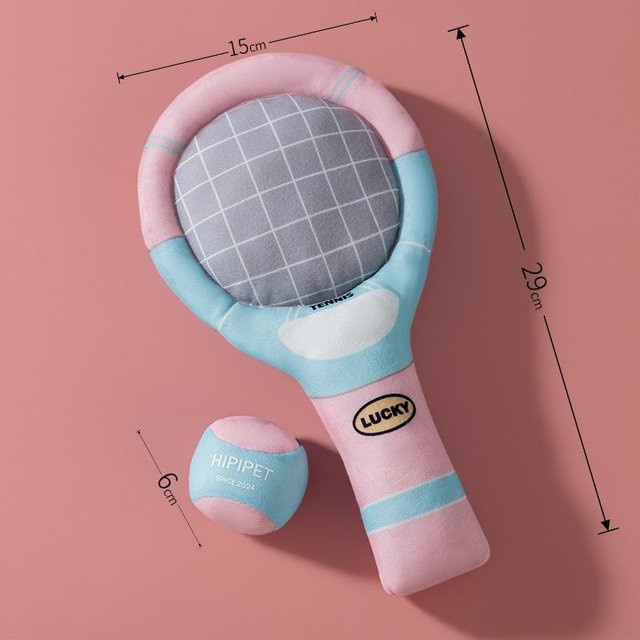 Var Vogue Neuer Hunde Tennis Sport Spielzeug Set, mit Knisterpapier Sound - Bild 1