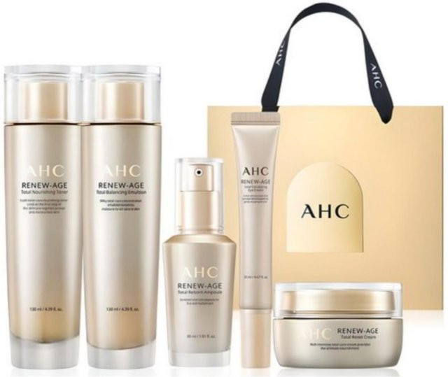 AHC Renew Age Total Hautpflege-Set, Peptide & Hyaluronsäure, Unisex - Bild 1