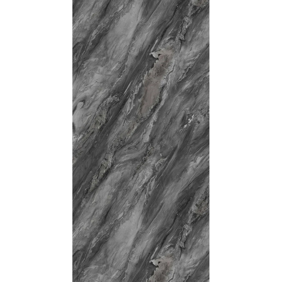 Aluverbund24 PVC Wandpaneele in Obsidian-Grey mit Marmor-Optik und Hochglanz, B: 122 cm, H: 244 cm - Bild 2