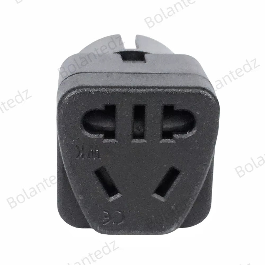 Bolantedz Reiseadapter für Australien (AU) nach Europa (EU) und Russland, geerdeter Typ E/F-Stecker für Deutschland und Frankreich, Schwarz - Bild 2