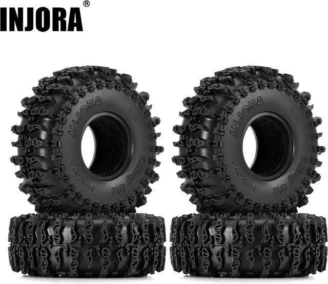 INJORA S5 1,0" Frischhaltereifen 64*24mm für 1/18 1/24 RC Crawler - Bild 1