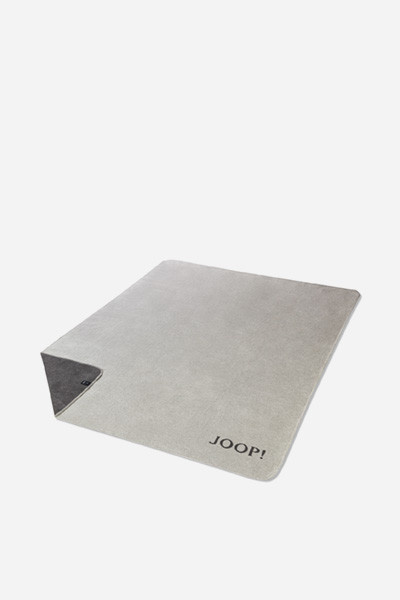 Wohndecke JOOP! FABRICS COLLECTION UNI-DOUBLEFACE in Grau, B/T: 150 x 200 cm - Bild 2
