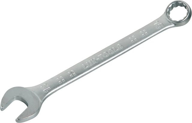 LUX-TOOLS Gabelringschlüssel Comfort aus Chrom-Vanadium in Silber, 15 mm - Bild 1