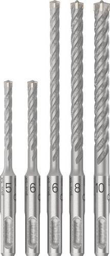 Bosch SDS-plus Hammerbohrer-Set mit Carbide-Spitze in Silber, 5-teilig - Bild 1