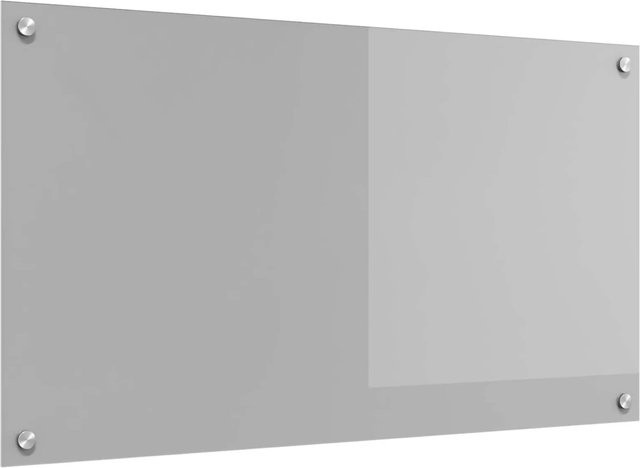 vidaXL Küchenrückwand aus gehärtetem Glas in Hellgrau, Breite: 90 cm, Höhe: 50 cm - Bild 1