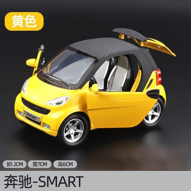 Linyi toy car Mercedes Benz Smart, Modellauto, 1:32, mit Sound & Licht, ab 14 Jahren - Bild 1