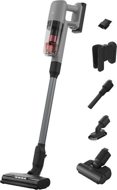 AEG Stielstaubsauger AP71AB14UG in Urban Grey mit 40 min Laufzeit, 0,3 l Staubvolumen, Display und Elektro-Bodenbürste - Bild 1