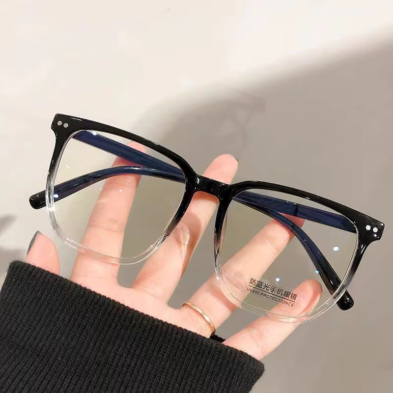 Glazzy Korrektionsbrille, Rund, Vollrand, Kunststoff, Transparent, Unisex, Blaulichtfilter - Bild 1