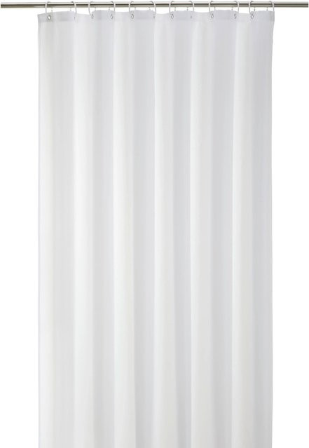 Mömax Duschvorhang Uni in Weiß, B: 180 cm, H: 200 cm - Bild 1