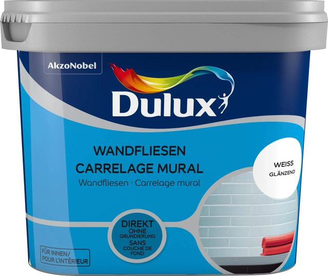 Dulux Fresh Up Wandfliesenlack Glänzend Weiß 750 ml - Bild 1