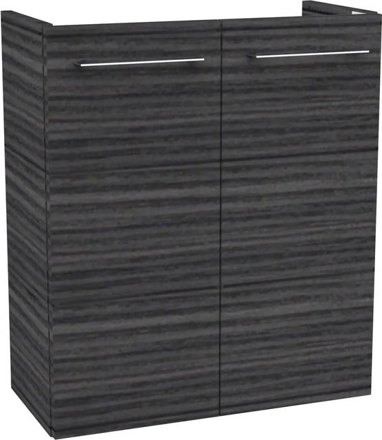 Fackelmann Waschbeckenunterschrank SBC Gäste Bad, Dark Oak, braun, B/H/T: 52 x 60 x 24,3 cm - Bild 1