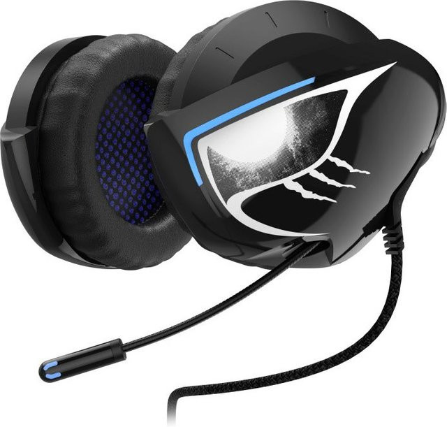 uRage SoundZ 500 Neckband Gaming Headset schwarz und blau - Bild 1