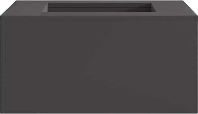 vidaXL Feuerstelle aus Stahl in Schwarz B/T/H: 60 x 60 x 30 cm - Bild 1