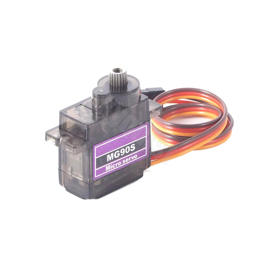 ISHOWTIENDA MG90S 180 ° Servo, Ganzmetallgetriebe, 9g, Verbesserte Version - Bild 2