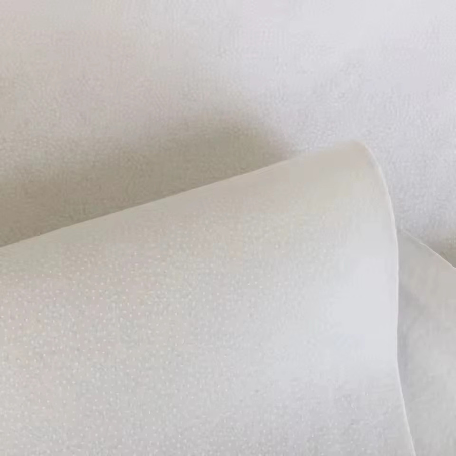 Einseitig klebende Baumwoll-Schlagcreme-Einlagen zum Basteln und für DIY-Stoff, Weiß, 110 g/m2 - Bild 2
