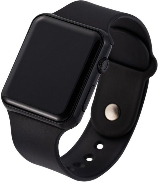 Yiran bag Digitaluhr, Schwarz, Silikonarmband, Unisex - Bild 1