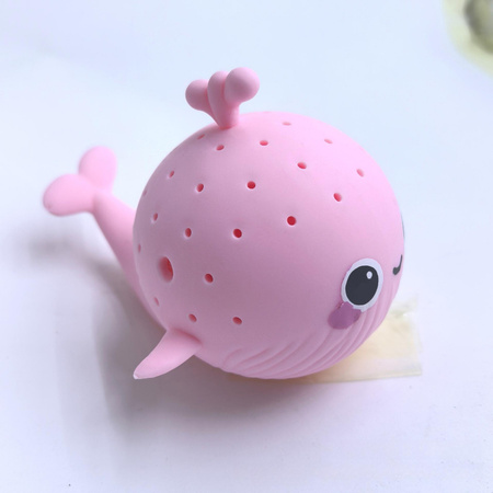Yiran toy Wal Badespielzeug Schwamm rosa 0-3 Jahre