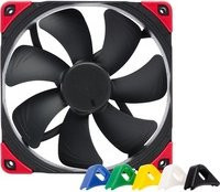 Noctua NF-A14 PWM chromax.black.swap PC-Gehäuse-Lüfter, Schwarz, B/H/T: 140 x 140 x 25 mm - Bild 1