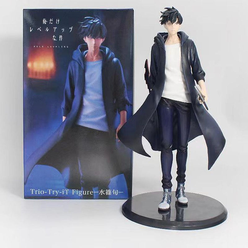 Fashnics Anime Action Figur Sung Jinwoo Schattenkönig Schwarz aus Kunststoff als Tischornament und Sammlerstück - Bild 4
