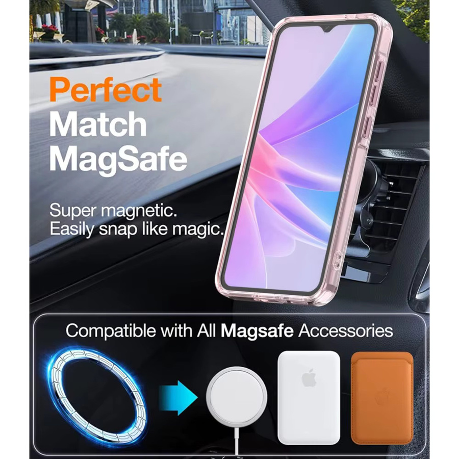 Magnetische Schutzhülle mit Farbverlauf in Purple für Samsung Galaxy S25 Edge, S24, S23, FE und Ultra mit Anti-Drop-Funktion - Bild 2
