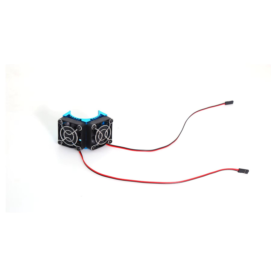 RS Roter Spinnen Motor Kühlkörper Doppelventilator, Metall, Zubehör - Bild 2
