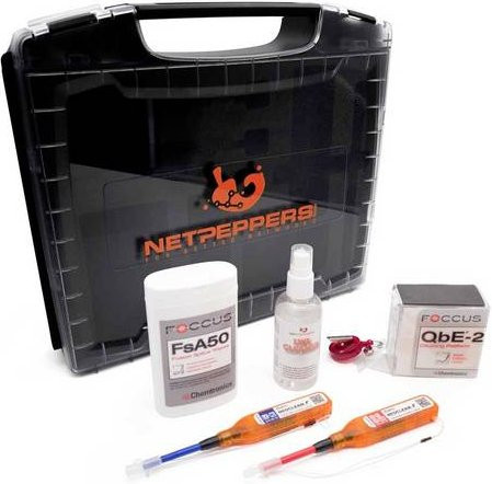 NetPeppers NP-FIBER-KIT100 LWL-Reinigungskoffer in Schwarz - Bild 1