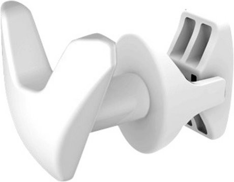 XIMAX Handtuch-Haken aus Kunststoff in Weiss, B/H/T: 5,3 x 6,5 x 5,3 cm - Bild 1