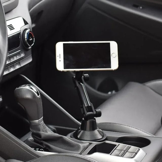 VIKEFON Magnetische Handyhalterung für das Auto mit 360 Grad Rotation, kompatibel mit MagSafe iPhone und Samsung, Schwarz - Bild 1