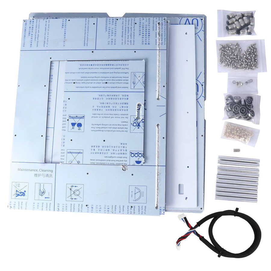 Voxel3D Blurolls COREBOXX Filament-Gehäuse-Kit für Prusa MMU3 – Core One Box DIY-Upgrade-Kit für FDM 3D-Drucker - Bild 1