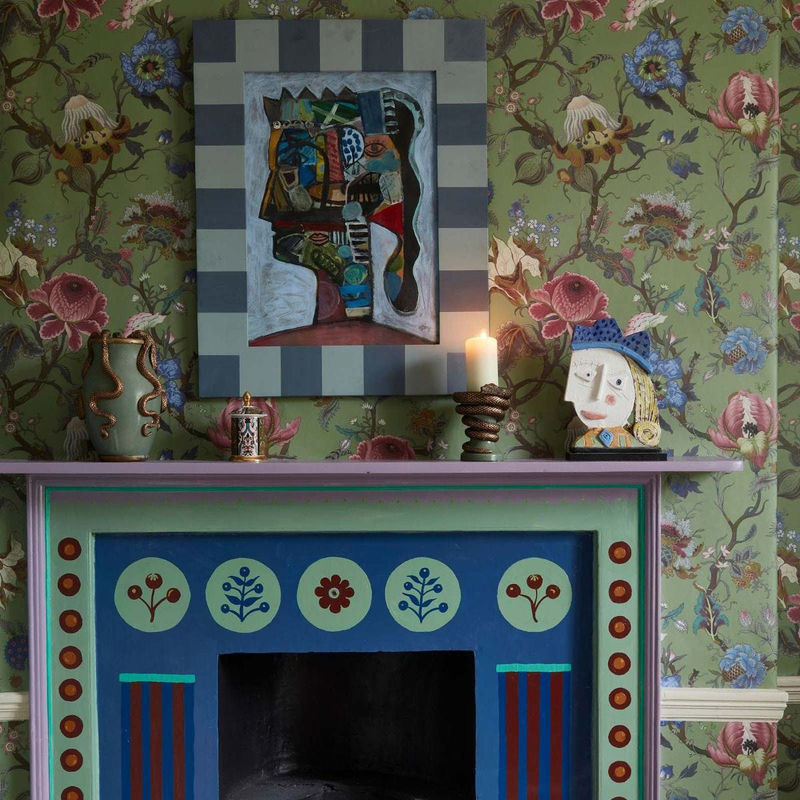 House of Hackney Tapete Artemis Mural Botanical Floral in Jadeite Grün - Bild 2