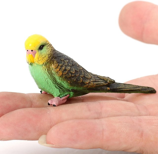 Papagei Statue, Miniatur Tier Modell, Vogel Statue, Kunststoff - Bild 1