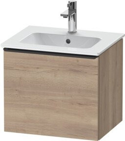 Duravit Waschtischunterschrank D-Neo in Weiß mit Ei-Marmor-Optik, B/T/H: 51 x 40,2 x 44 cm - Bild 1