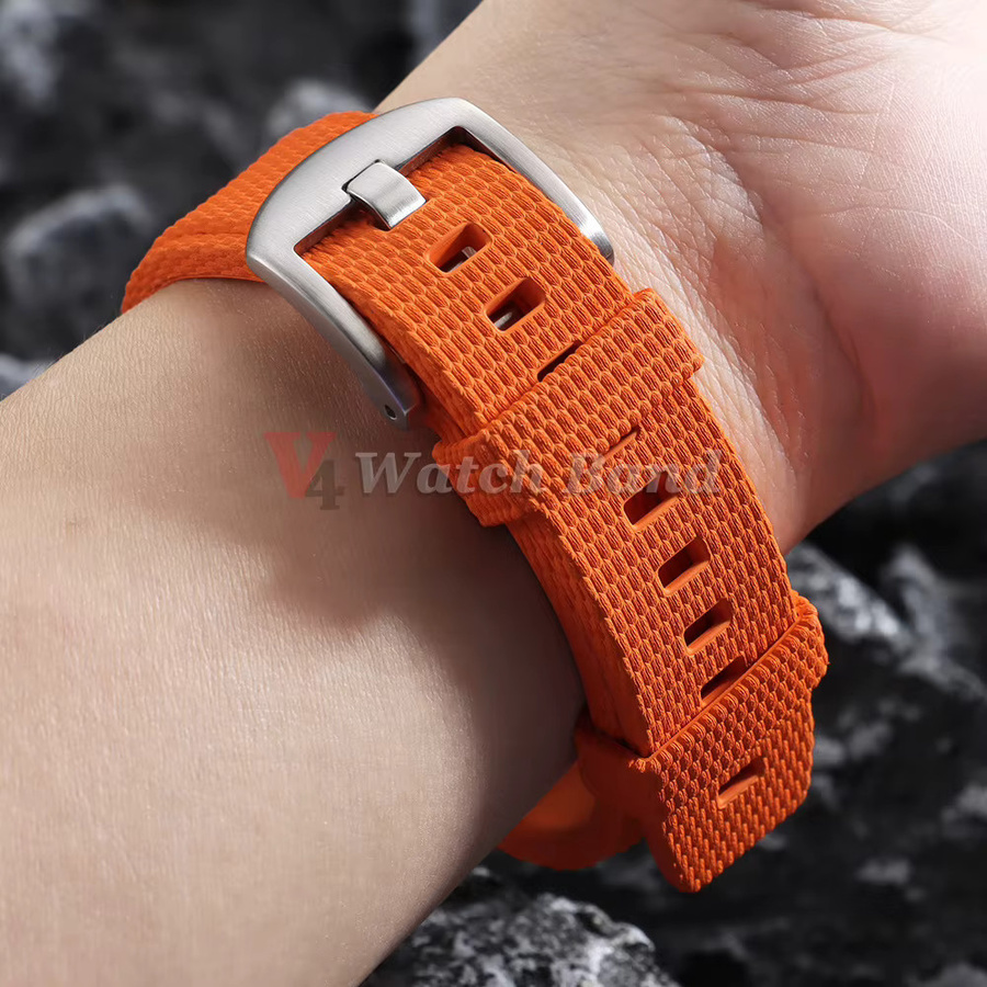 Uhrenarmband FKM Gummi, Militär-Armband, Herren - Bild 2