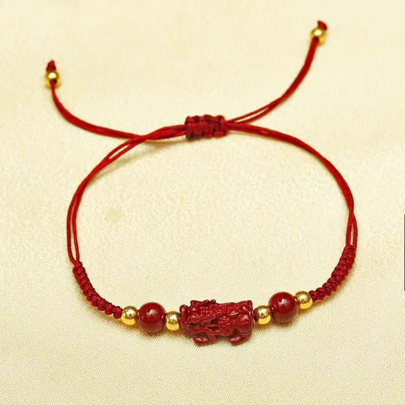 Velishy Armband, Zinnober Pixiu, Rot, Messing, Unisex - Bild 3