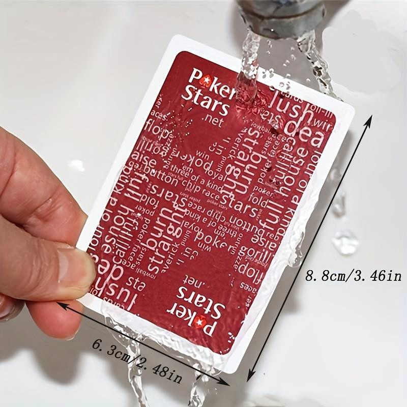 SZ-Damai Poker-Tischspielset aus Kunststoff rot - Bild 2