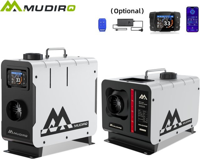 Mudiro M-5S EVO-H Diesel-Lufterhitzer mit CO-Schutz, individuellem Alarm, automatischer Abschaltung und Smart-LCD-Display - Bild 1