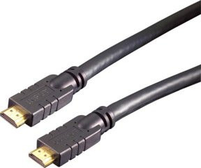 E+P Elektrik High-Speed HDMI-Kabel Schwarz, Länge: 10 m - Bild 1