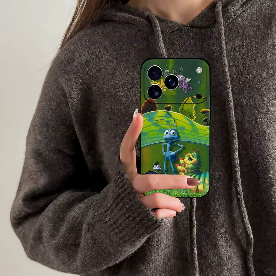 Mesuca Handyhülle mit Cartoon Bugs Life Design für iPhone 11 bis 17 Pro Max in Multicolour - Bild 5