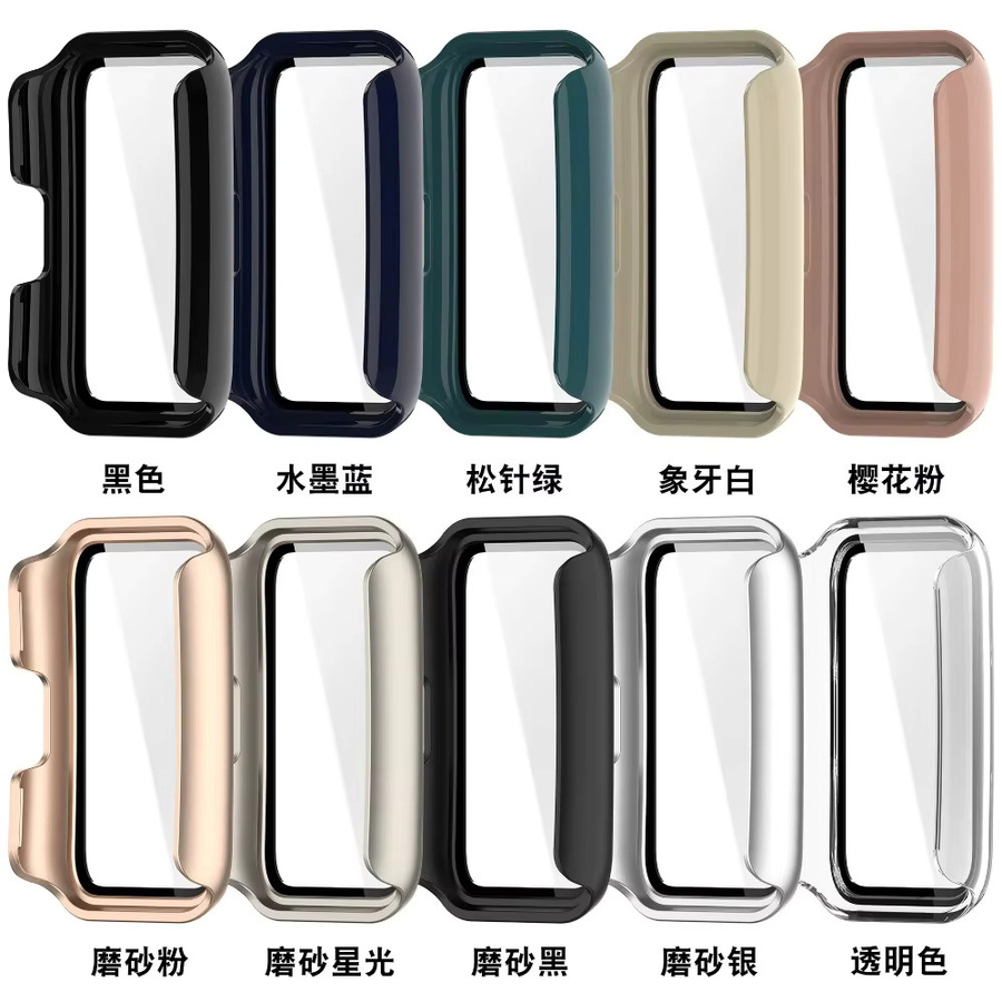 Huawei Schutzhülle Silikon, transparent, Schwarz, Huawei Band 11/11 Pro HD - Bild 4